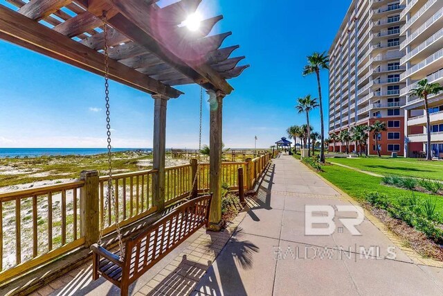 527 Beach Club Trl Unit C1006, Gulf Shores, AL 36542 - view of community with a pergola and a water view