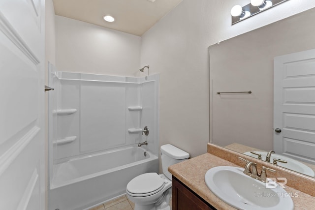 1464 Surrey Loop, Foley, AL 36535 - full bath with vanity, bathing tub / shower combination, and tile patterned flooring