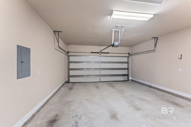 1464 Surrey Loop, Foley, AL 36535 - garage featuring electric panel and a garage door opener