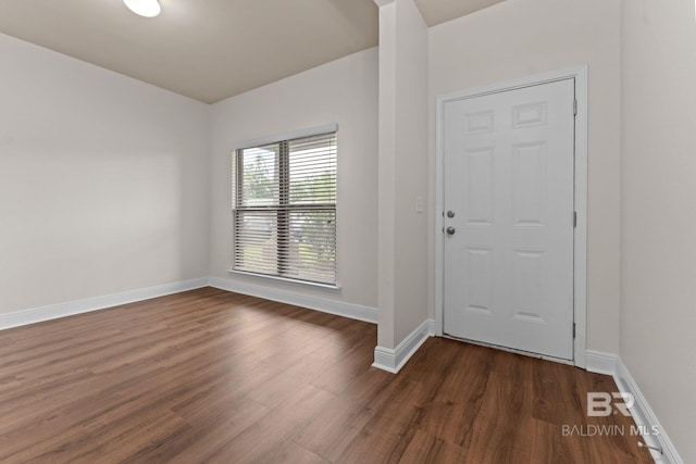 1464 Surrey Loop, Foley, AL 36535 - entryway featuring dark wood-style floors and baseboards