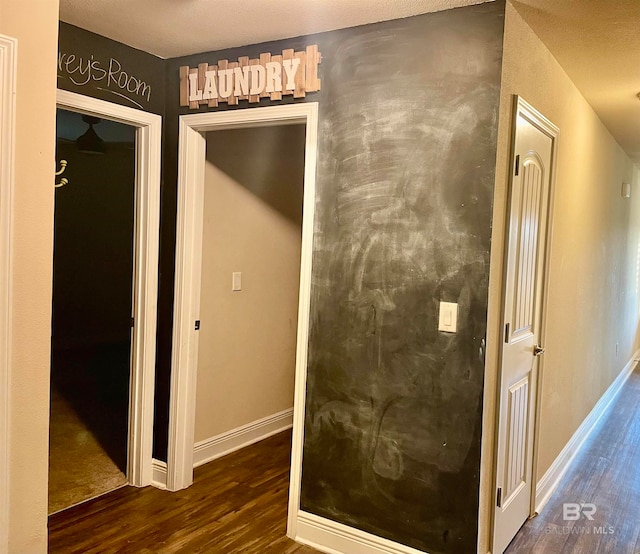 bathroom featuring wood-type flooring