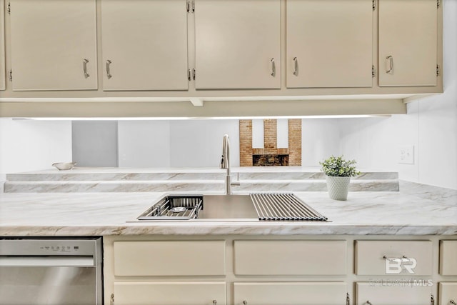 18 Rollins Pl, Atmore, AL 36502 - kitchen with stainless steel dishwasher and a sink
