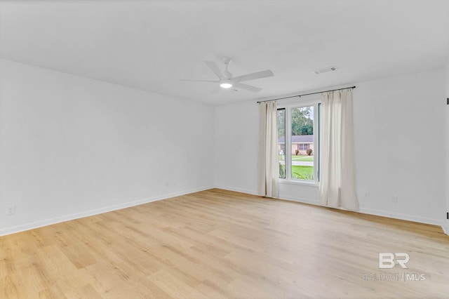 18 Rollins Pl, Atmore, AL 36502 - unfurnished room with wood finished floors and ceiling fan