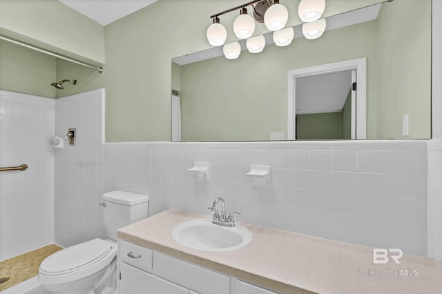 18 Rollins Pl, Atmore, AL 36502 - full bath with a tile shower and vanity