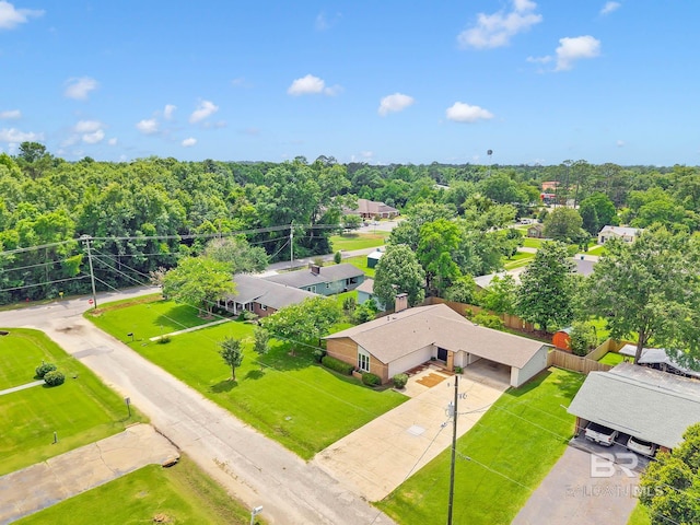 18 Rollins Pl, Atmore, AL 36502 - aerial perspective of suburban area