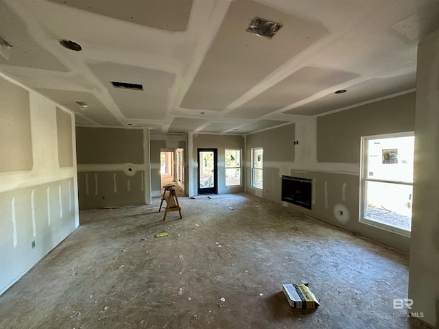 view of unfurnished living room