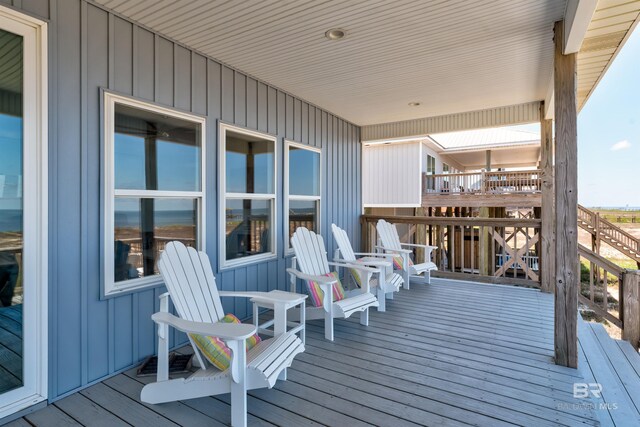 2802 Bienville Blvd, Dauphin Island, AL 36528 - view of wooden deck