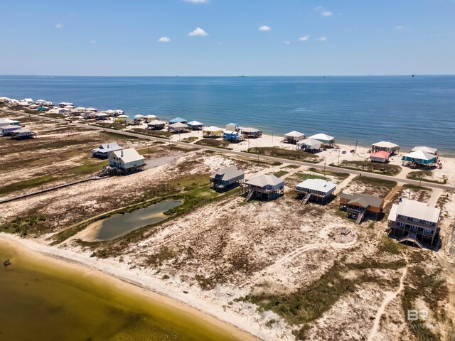 2802 Bienville Blvd, Dauphin Island, AL 36528 - drone / aerial view with a view of the beach and a water view