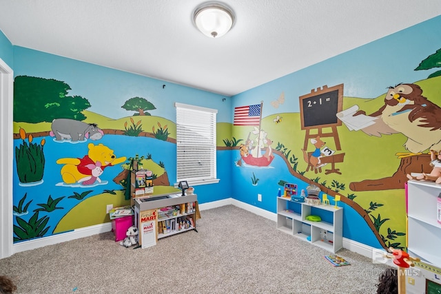 playroom featuring carpet