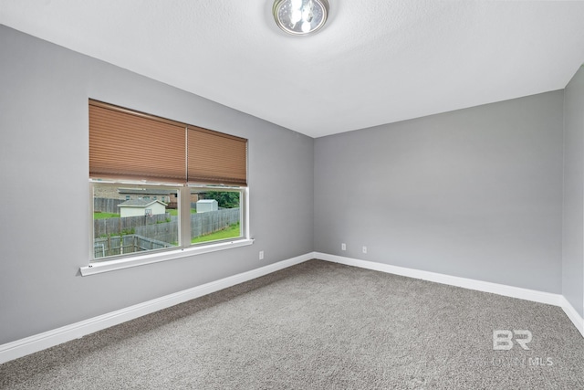 unfurnished room with carpet