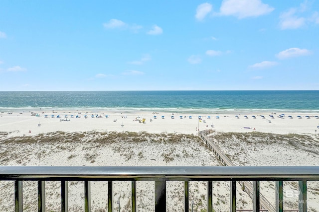 water view with a beach view