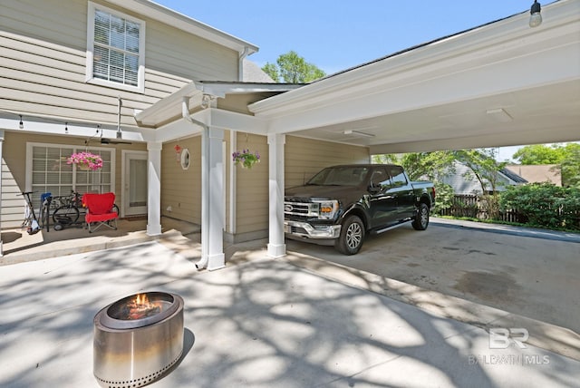 6417 Magnolia Place Ct, Mobile, AL 36695 - view of parking / parking lot with an attached carport
