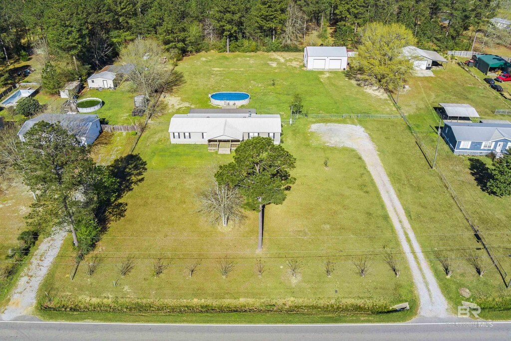 9011 Wilmer Georgetown Rd, Wilmer, AL 36587 - bird's eye view