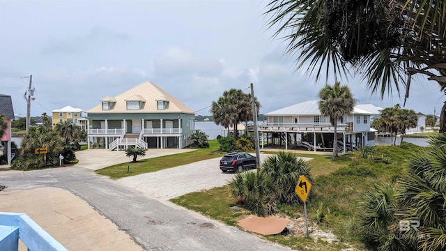 view of property featuring a carport