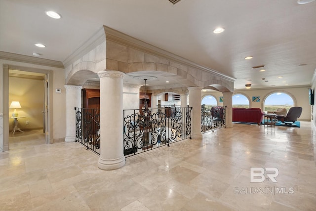 28452 Ono Blvd, Orange Beach, AL 36561 - building lobby with crown molding and recessed lighting