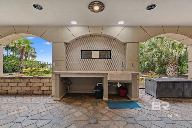 28452 Ono Blvd, Orange Beach, AL 36561 - view of patio with a sink
