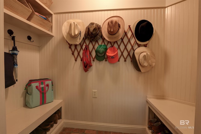 view of mudroom