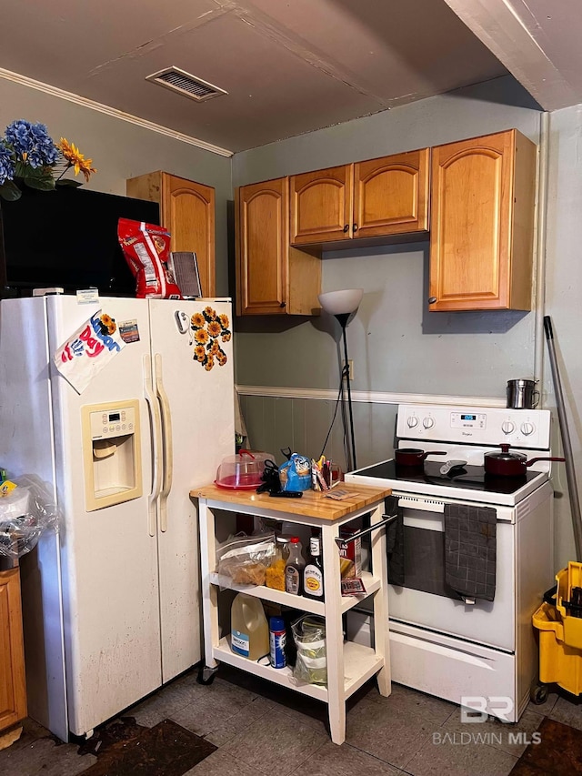 kitchen with white appliances