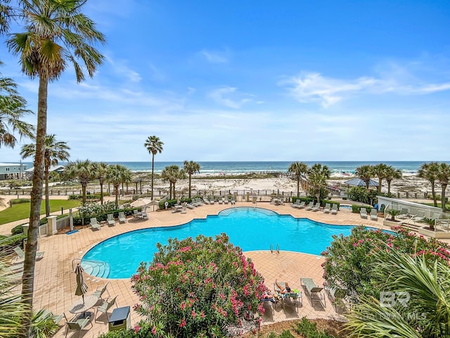 375 Beach Club Trl Unit B404, Gulf Shores, AL 36542 - community pool featuring a water view and a patio