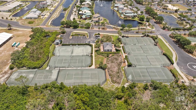 375 Beach Club Trl Unit B404, Gulf Shores, AL 36542 - aerial view of property and surrounding area with a large body of water and nearby suburban area