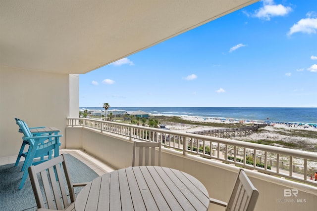 375 Beach Club Trl Unit B404, Gulf Shores, AL 36542 - balcony with view of water and beach