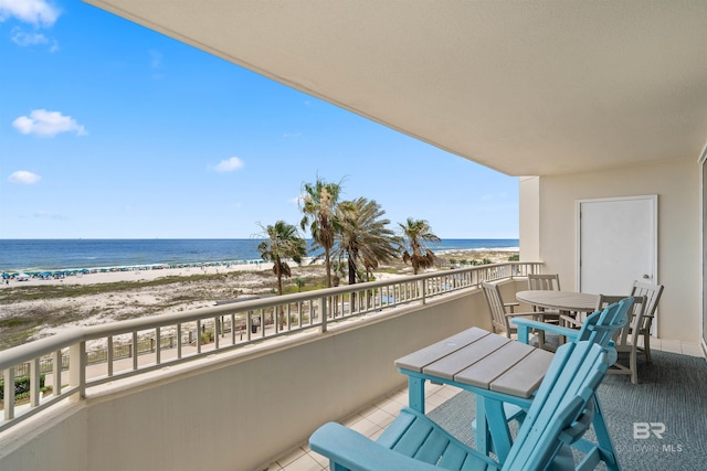 375 Beach Club Trl Unit B404, Gulf Shores, AL 36542 - balcony featuring view of water and beach