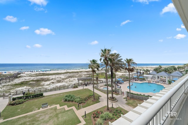 375 Beach Club Trl Unit B404, Gulf Shores, AL 36542 - water view featuring a gazebo and local beach