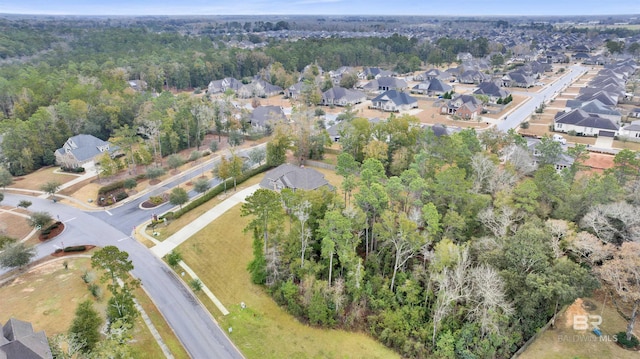 8624 N Lamhatty Ln, Daphne, AL 36526 - aerial overview of property's location featuring nearby suburban area and a forest