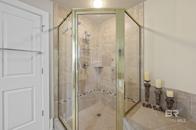 bathroom with walk in shower