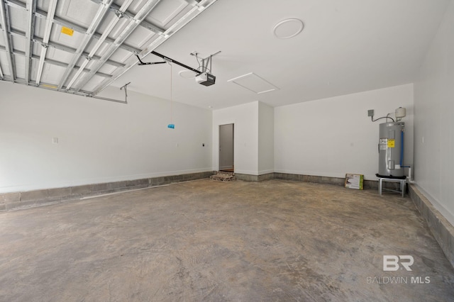 12380 Mannich Ln, Foley, AL 36580 - garage featuring water heater and a garage door opener