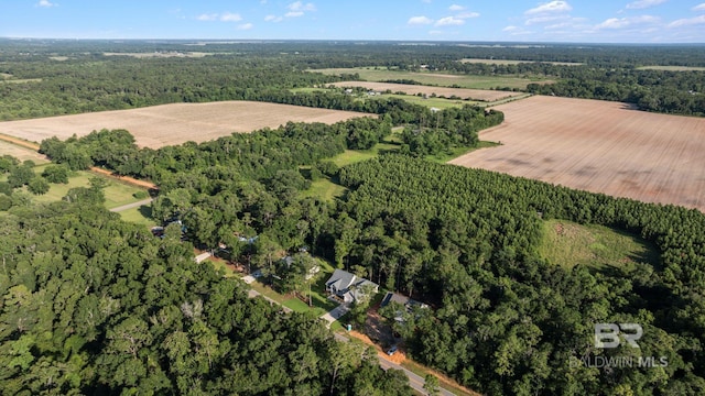 12380 Mannich Ln, Foley, AL 36580 - aerial overview of property's location with a heavily wooded area