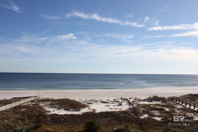 water view with a beach view