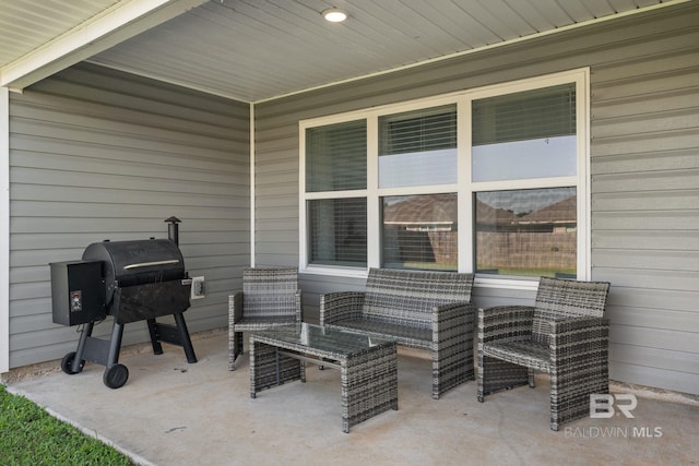 view of patio / terrace with grilling area