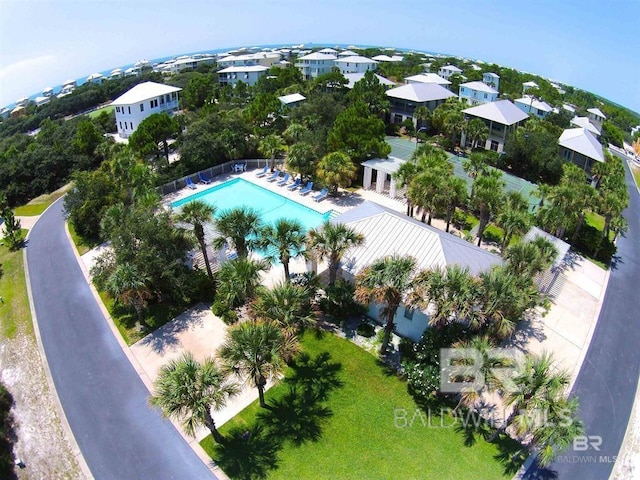 drone / aerial view