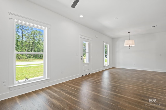 659 Island Way, Gulf Shores, AL 36542 - foyer featuring dark wood-style flooring, baseboards, and recessed lighting
