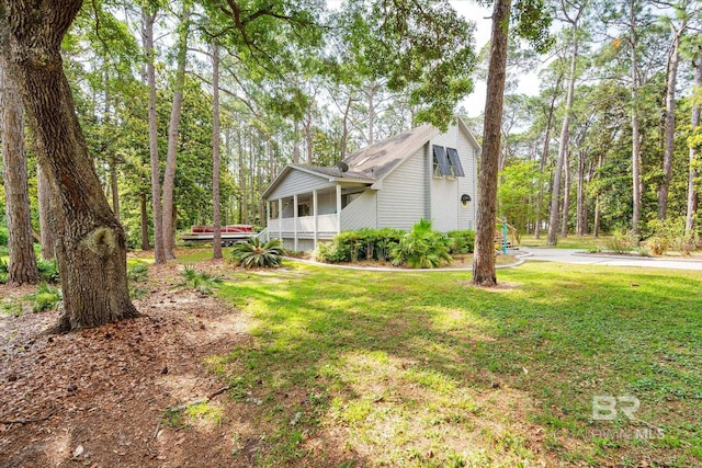 exterior space featuring a porch