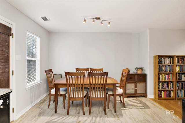 view of dining space