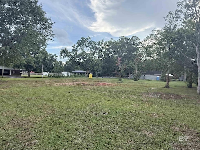 5561 Mccrary Rd, Semmes, AL 36575 - view of yard with view of wooded area