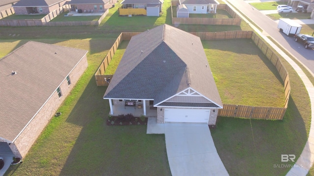 1123 Pheasant Cir, Foley, AL 36535 - birds eye view of property featuring a residential view