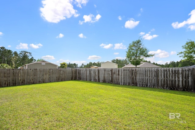 10210 Lyttleton Loop, Lillian, AL 36549 - view of yard with a fenced backyard