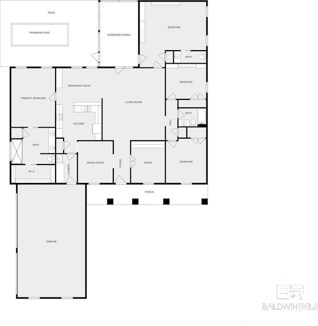 10210 Lyttleton Loop, Lillian, AL 36549 - floor plan