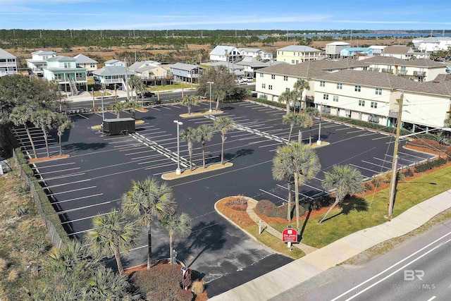 bird's eye view featuring a residential view