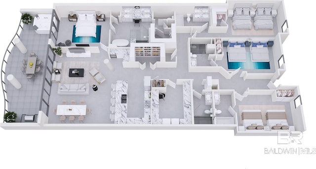 view of layout