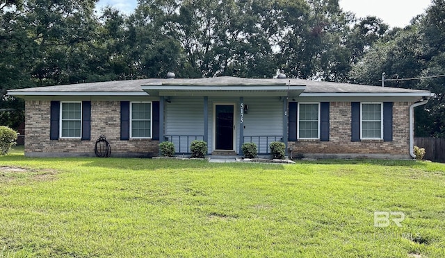 5175 W Somerset Dr, Mobile, AL 36619 - single story home with brick siding, a porch, and roof with shingles