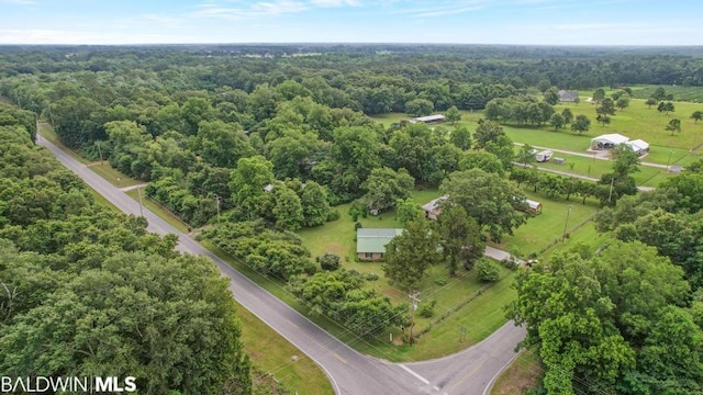 view of aerial view