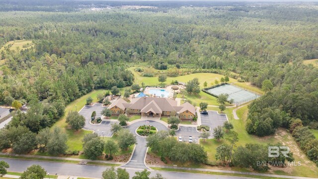 8664 Foxtail Loop, Pensacola, FL 32526 - aerial overview of property's location featuring a forest