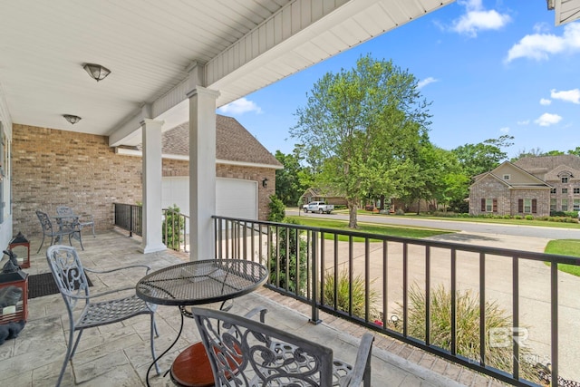 8664 Foxtail Loop, Pensacola, FL 32526 - balcony featuring a porch