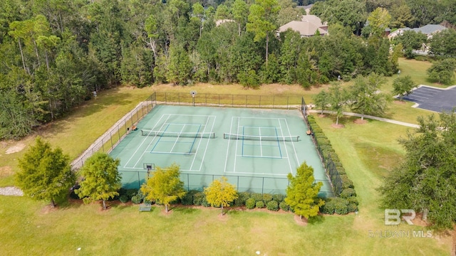8664 Foxtail Loop, Pensacola, FL 32526 - view of tennis court featuring fence