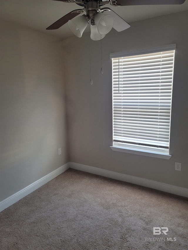 23965 Cottage Loop, Orange Beach, AL 36561 - carpeted spare room with a ceiling fan and baseboards