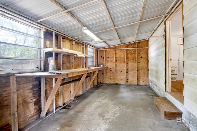 view of storage